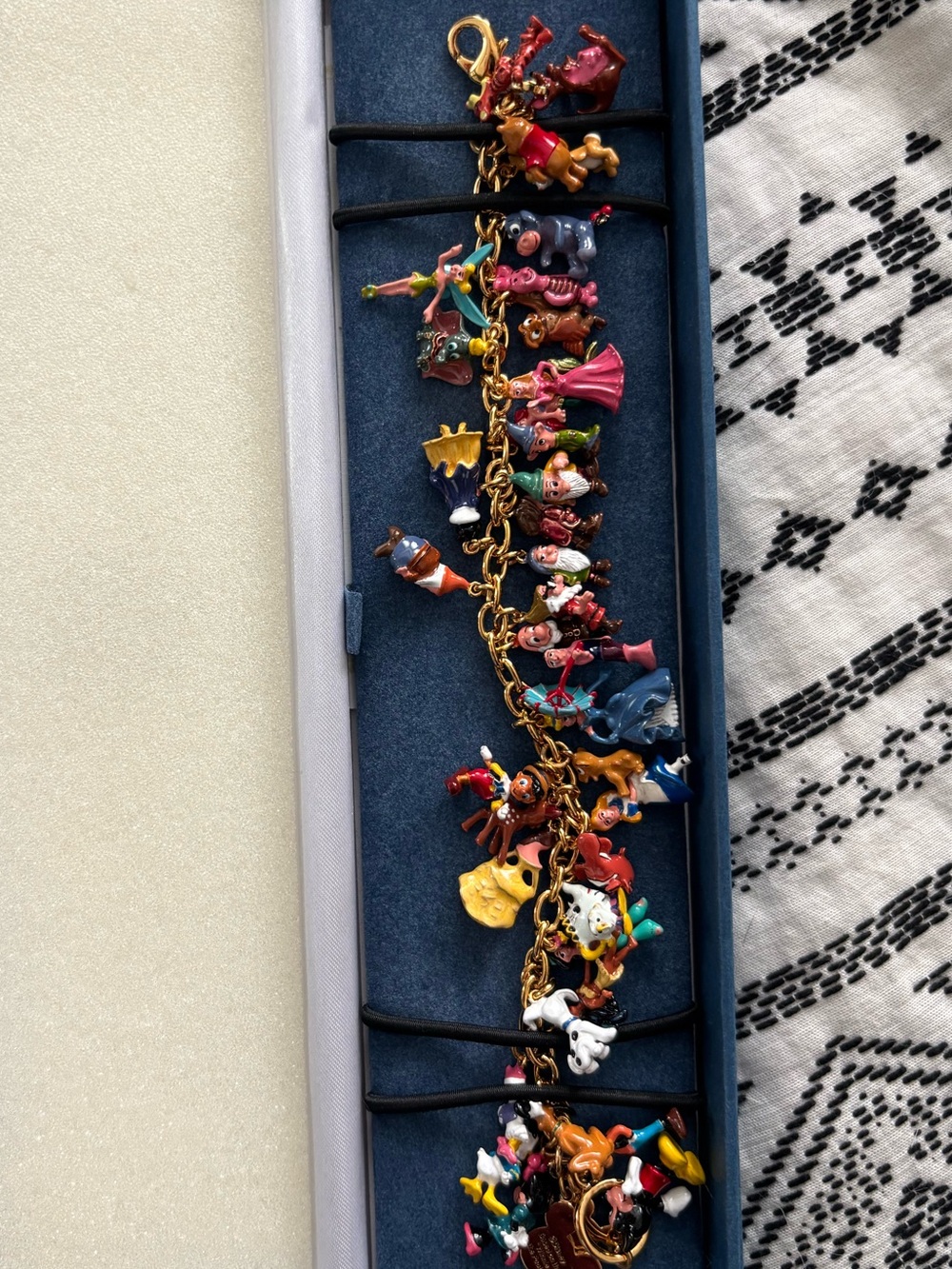 The Ultimate Disney Character Charm Bracelet Bradford Exchange Mickey Minnie - Picture 7 of 17